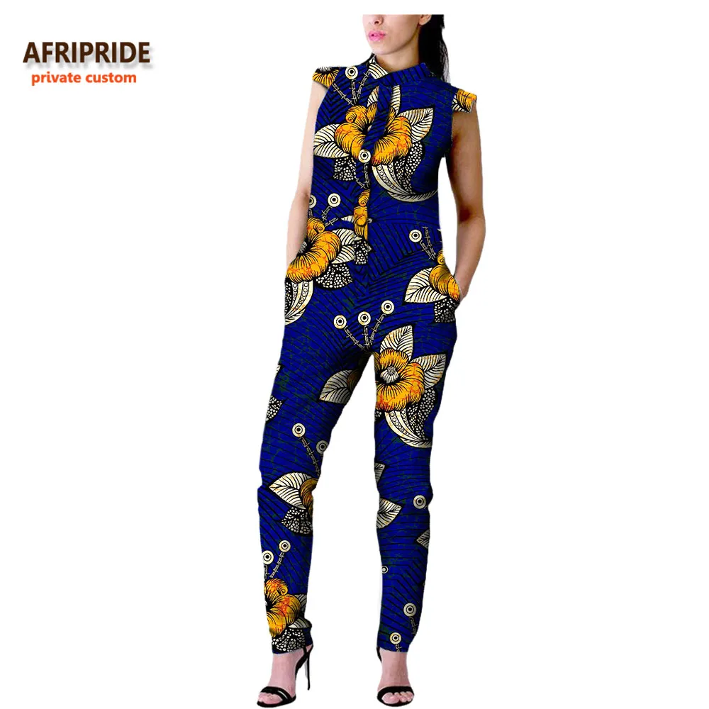 2018 Африканский осенний Женский Повседневный Комбинезон AFRIPRIDE индивидуальный