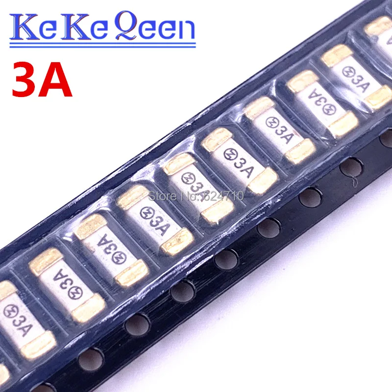 100 шт. = 10 видов * 1808 SMD 0.5A/1A/2A/3A/5A/6.3A/8A/10A/12A/15A каждый Позолоченные колпачки для