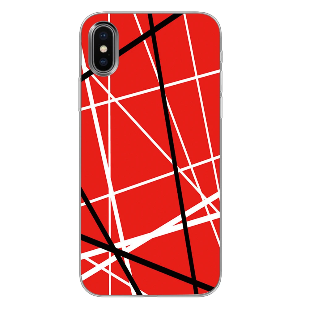 6 Силиконовые чехлы для телефонов Van Halen в полоску для iPhone 5 5S SE 6 6s 7 8 Plus X XS Max XR задняя крышка - Цвет: 6