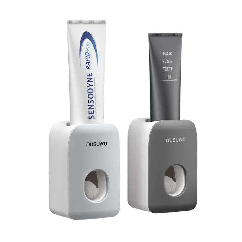 

Automatic toothbrush holder home wall-mounted plastic toothpaste squeezer toothpaste dispenser YH2165