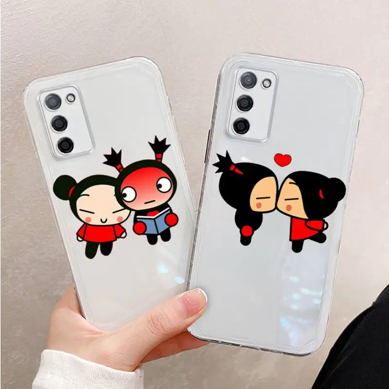

Pucca China doll cute Phone Case Transparent For OPPO FIND A 1 91 92S 83 79 77 72 55 59 73 93 39 57 X3 RealmeV15 RENO5 pro PLUS