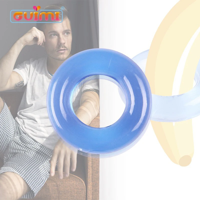 Кольцо с замком для мужчин из термоэластопласта увеличивает эякуляцию Пояс