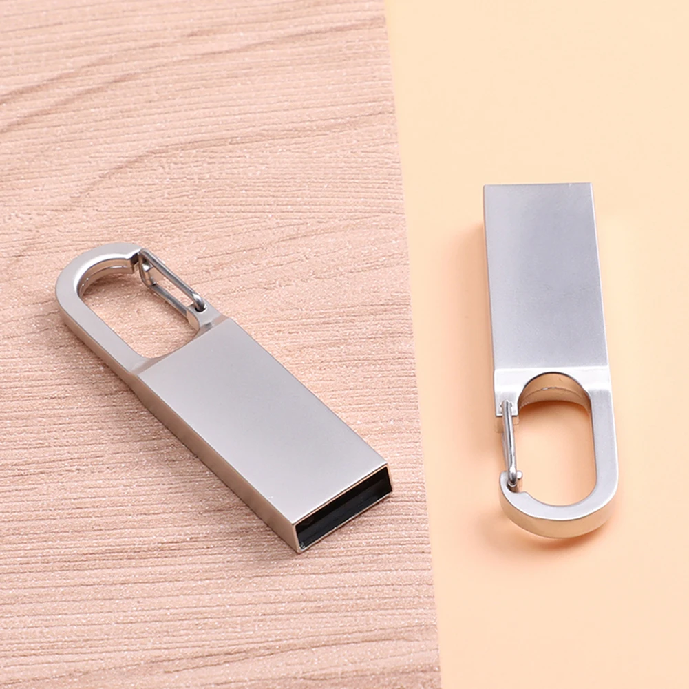 

32GB USB 2.0 Flash Drive Pen Metal Key Ring Memory Storage U Stick Pendrive