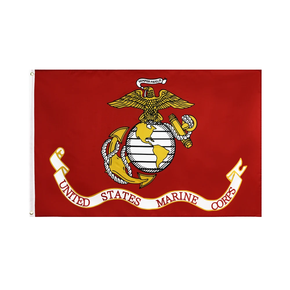 90x150 см Американская армейская морская пехота USMC флаг|Флаги баннеры и аксессуары|