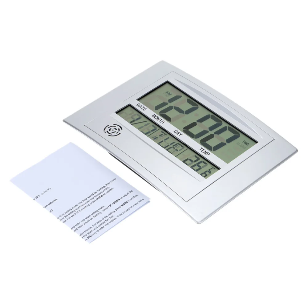 

Indoor Digital with Kickstand Accurate Calendar Clock for Home Office Hotel