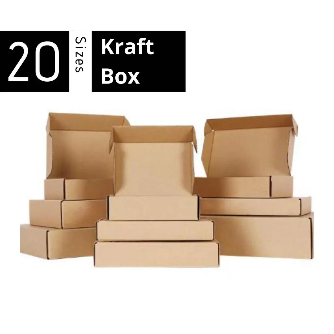 

Vintage Color Kraft Paper Gift Box Package Candy Favors Display Package Mailer Shipping Boxes 21092602