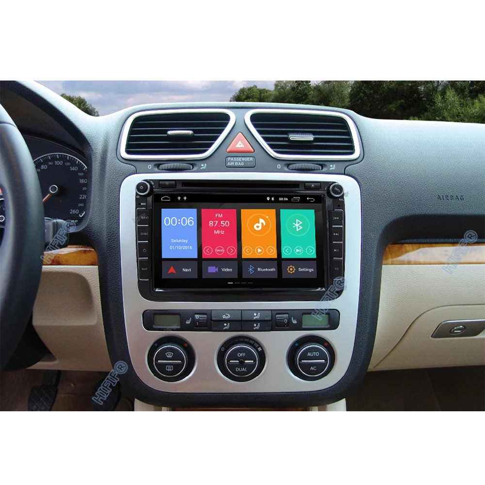 Android 9 0 мультимедиа 2 DIN Автомобильный gps для сиденья Altea Leon TOLEDO volkswagen Passat b6 POLO golf 5 6