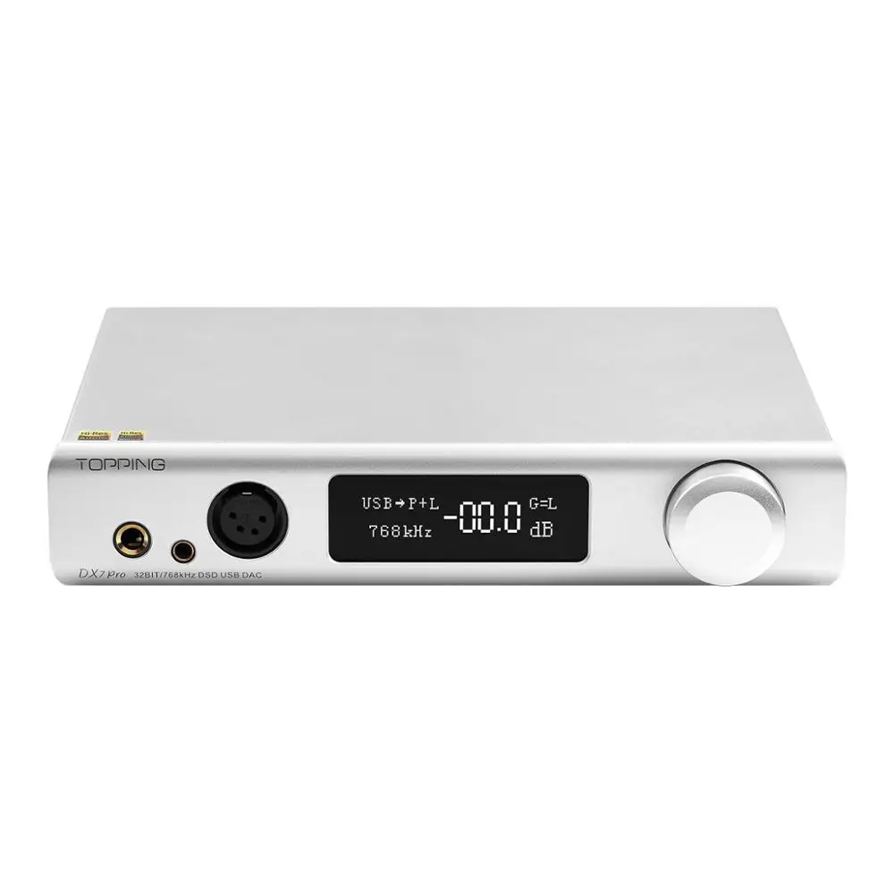 

TOPPING DX7 Pro ES9038Pro DAC & Bluetooth Headphone Amp 5.0 32BIT / 768kHz DSD1024 DX7PRO Wireless Decoder Headphone Amplifier
