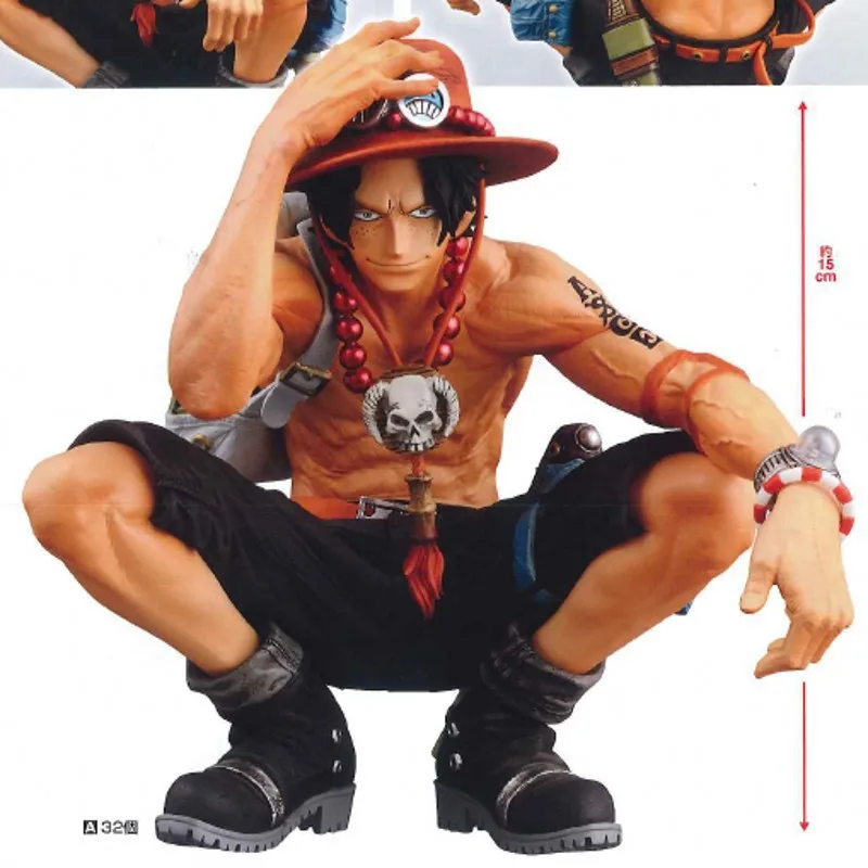 

New Anime One Piece 16cm King Of Artist Portgas D Ace Figurine Pvc Action Figure Collectible Brinquedos Model Toy Doll