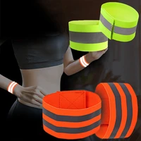 wristband outdoor running bicycle bind strap sport tape warning armband bike safety alert cycling reflective strips