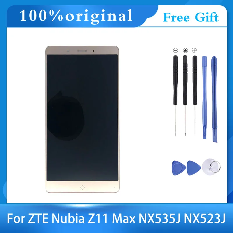 ЖК дисплей 6 0 дюйма для ZTE Nubia Z11 Max NX535J NX523J сенсорный экран дигитайзер стекло в