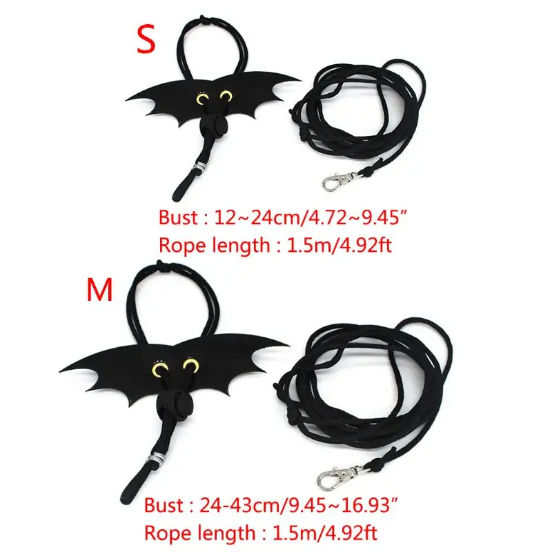 

Pet Lguana Adjustable Wing Style Harness Climbing Rope Belt Small Lizard Reptile Animal Imitation Leather Traction Leash