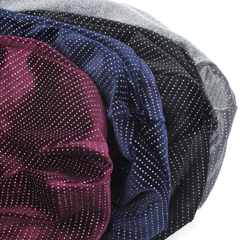 Geebro Шапочка-бини для взрослых шерсть шляпа осень-зима теплая шапка шапочки