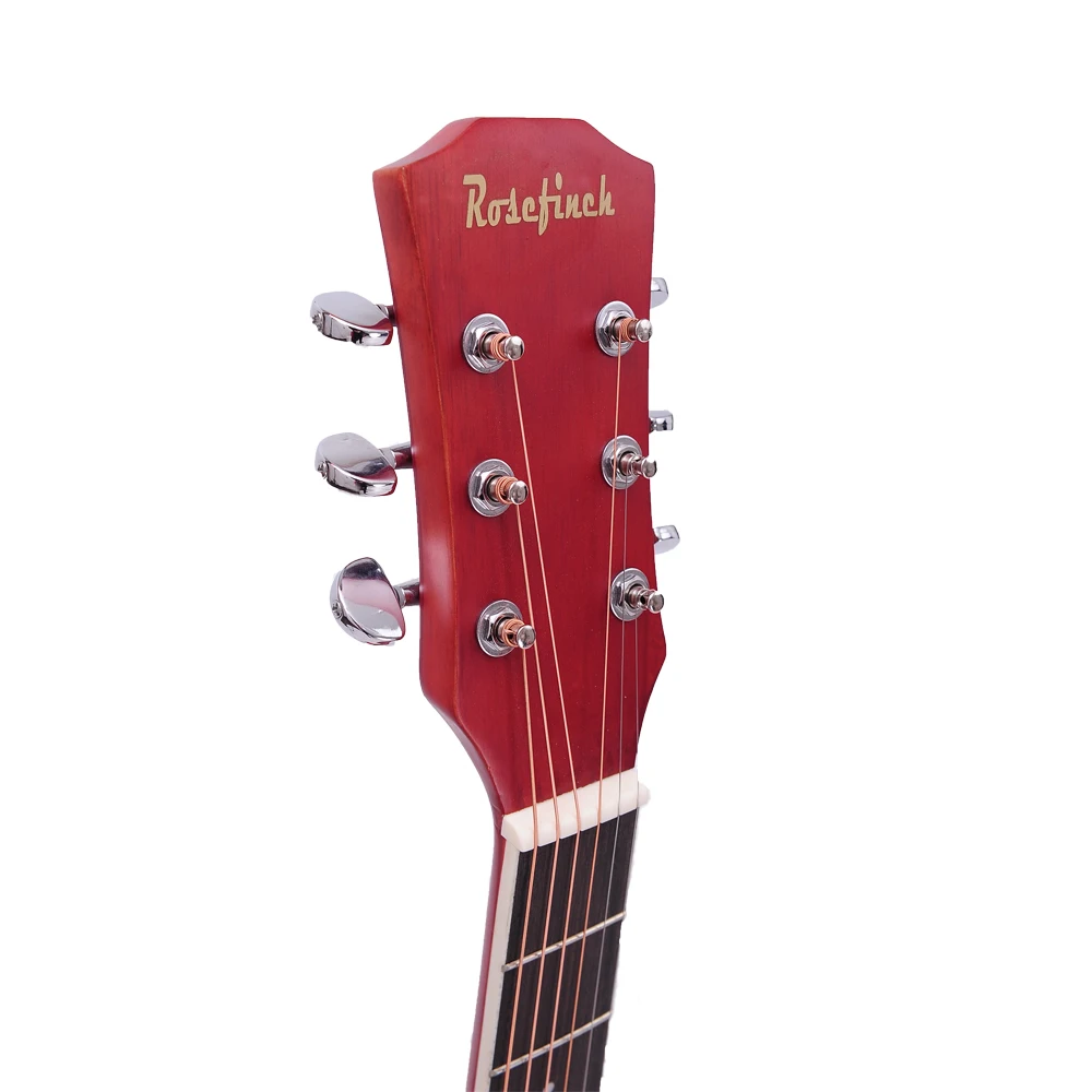 41 дюймовая Акустическая гитара из липы для начинающих 6 струнных баллад