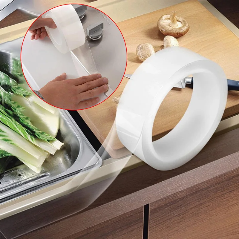 Водонепроницаемая прочная самоклеящаяся прозрачная лента для кухонной