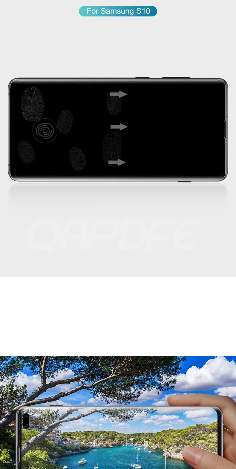 30D полное изогнутое покрытие из закаленного стекла для samsung Galaxy S10E S10 5G S9 S8 Plus A6 A8 S7 Edge Защитная пленка для экрана