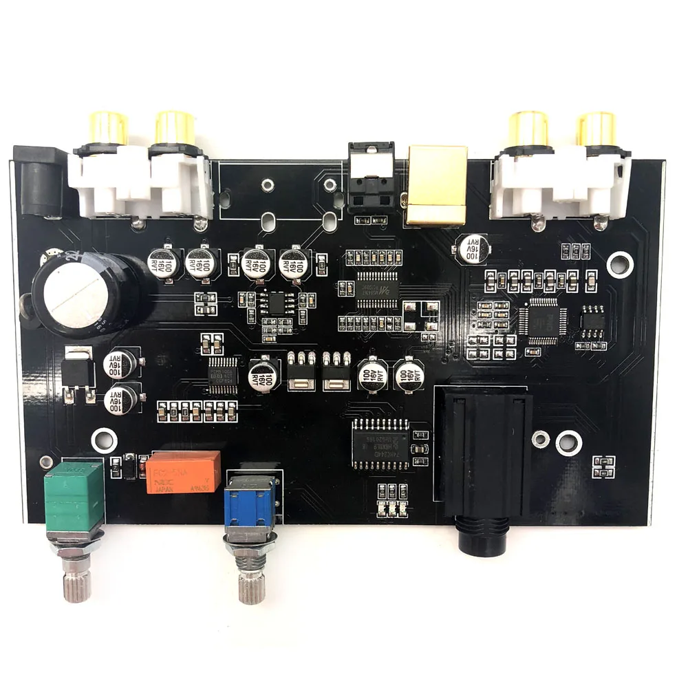 Lusya PCM5100 MS8416 оптическая USB вход DAC доска с громкости звука Управление Поддержка 96
