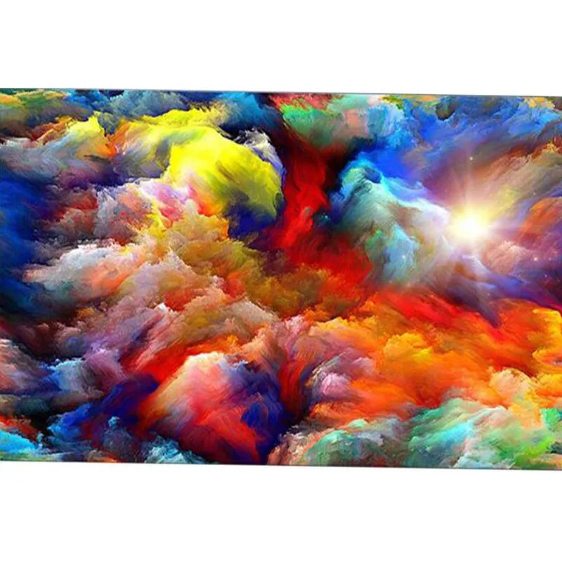 

5D DIY Diamond Embroidery Abstract Psychedelic Nebula Space Cloud,Diamond Painting Cross Stitch 3D Diamond Mosaic Drill Decor