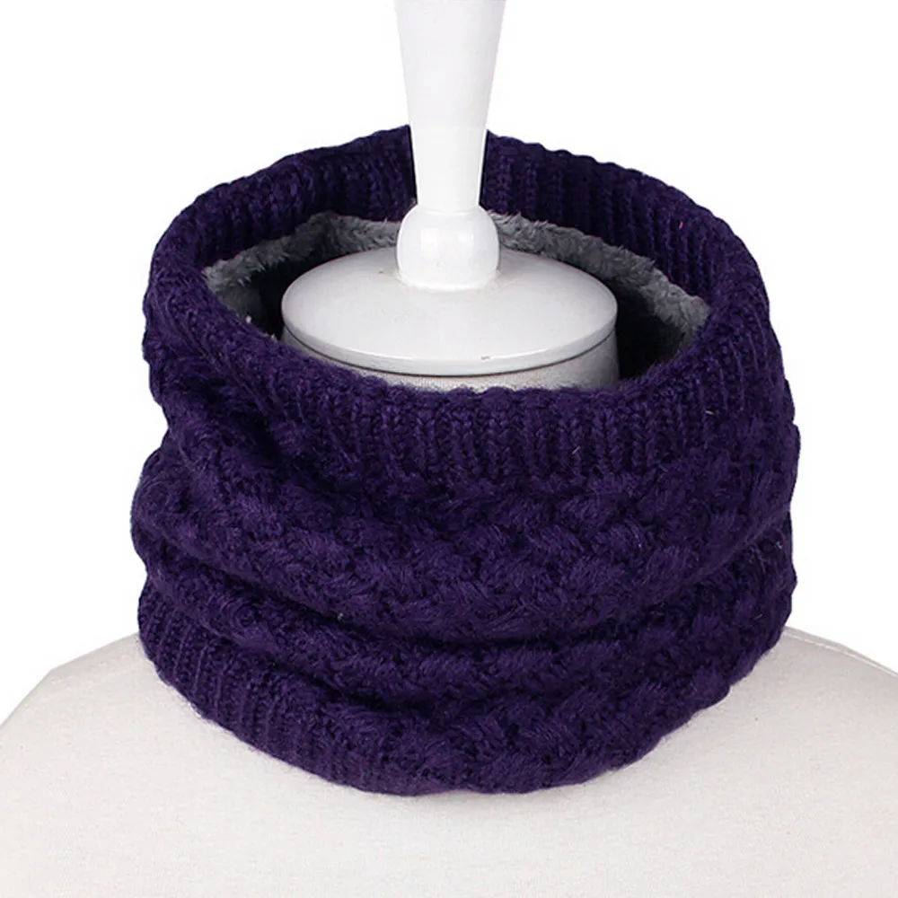Вязаные платки шарфы теплые элегантные для влюбленных зимние одноцветные в
