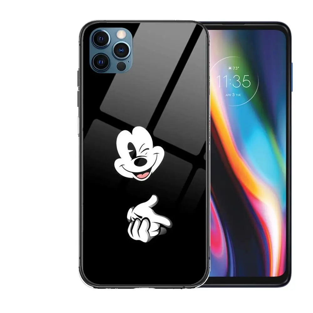 Чехол для iphone 12 11 Pro Max 12Pro XS XR X 7 8 Plus SE 2020 закаленное стекло черный | Мобильные