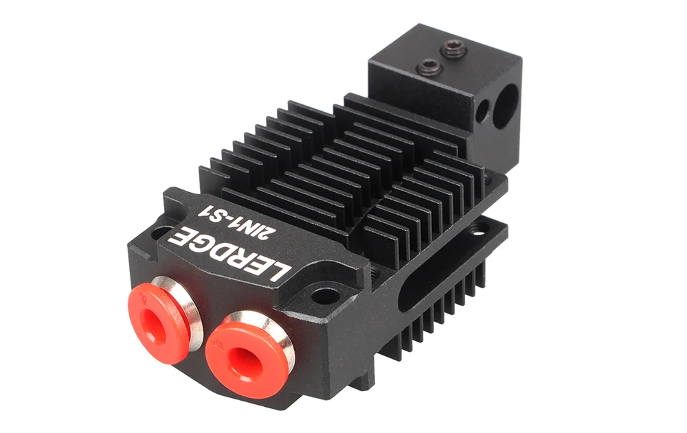 LERDGE 2 в 1-S1 Hotend 3d принтер части Bowden MK8 Titan V6 экструдер двойной hotend переключение 2 цвета многоцветные 0,4 сопла наборы
