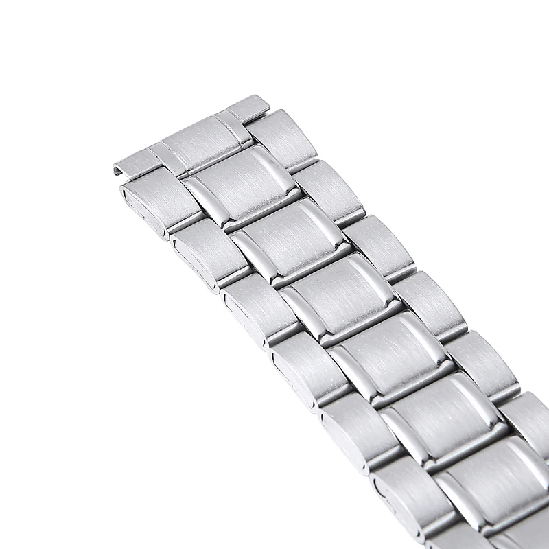 Из нержавеющей стали сменный ремешок серебристый Цвет металлическая пряжка