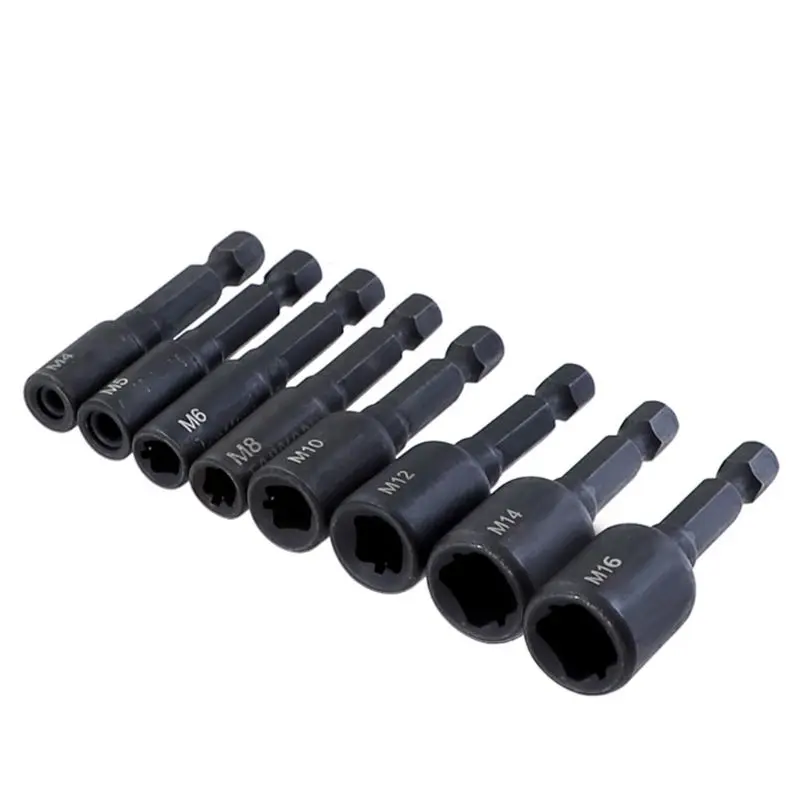 

M4-M16 Tap Socket Collet Wrench Set Machine Die Socket Adapter Hex Shank Square Driver Thread Screw Tapping Chuck for Tap