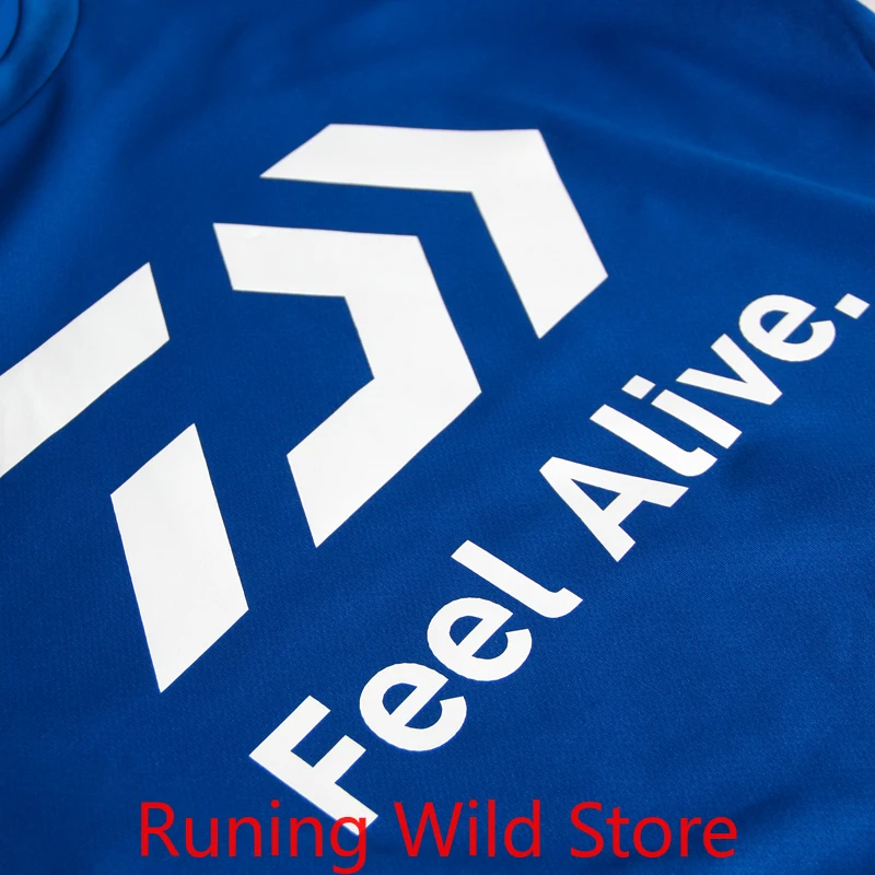 

DAIWA Fishing T Shirt Outdoor Sports Clothes Quick Drying Sun Protection Anti-UV DAWA Men Breathable Short Sleeve Fishing tshirt