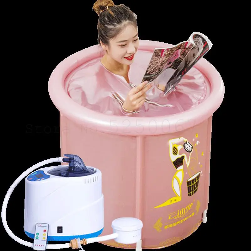 Отопление фумигация сауна хан Паровая Ванна ведро Складное ванное Надувное для