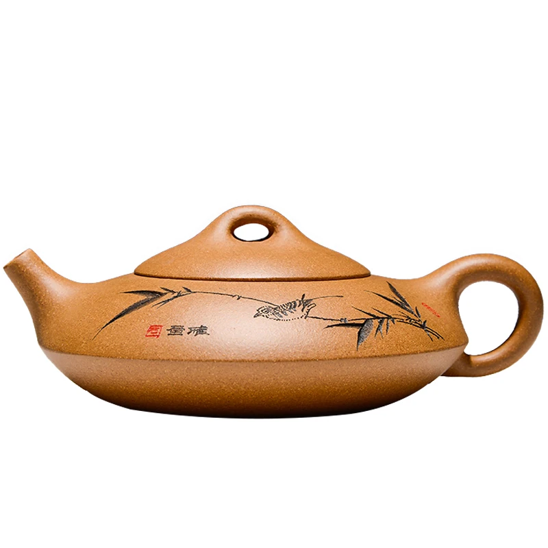 

all hand are recommended by the teapot undressed ore section of mud flat stone gourd ladle household kung fu tea set