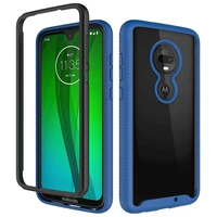 hybrid full protection cover for motorola g7 power case shockproof crystal clear rugged case for moto g7 plus funda