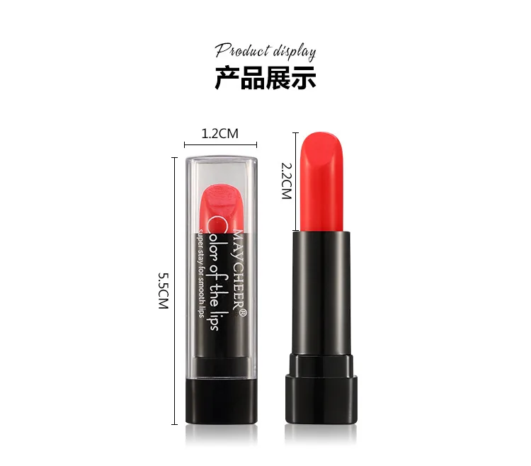 

SNOW LADY Mini Lipstick Matte LongLasting Batom Moisturizer Liptint Moisturizing LipBalm Female Student Makeup Cosmetics 12pcs/s