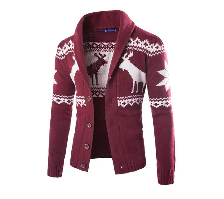 Мужской осенний Повседневный свитер, мужская приталенная трикотажная одежда, верхняя одежда, теплые зимние свитера от AliExpress RU&CIS NEW