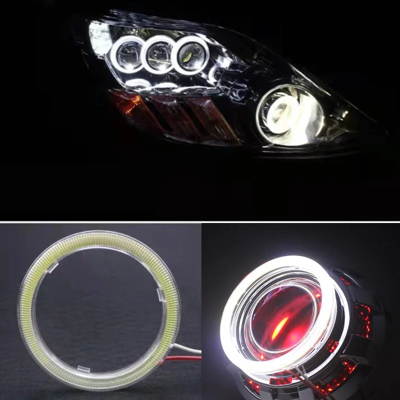 1 шт. Светодиодная лампа ангельские глазки кольцевая гало Автомобильные дневные