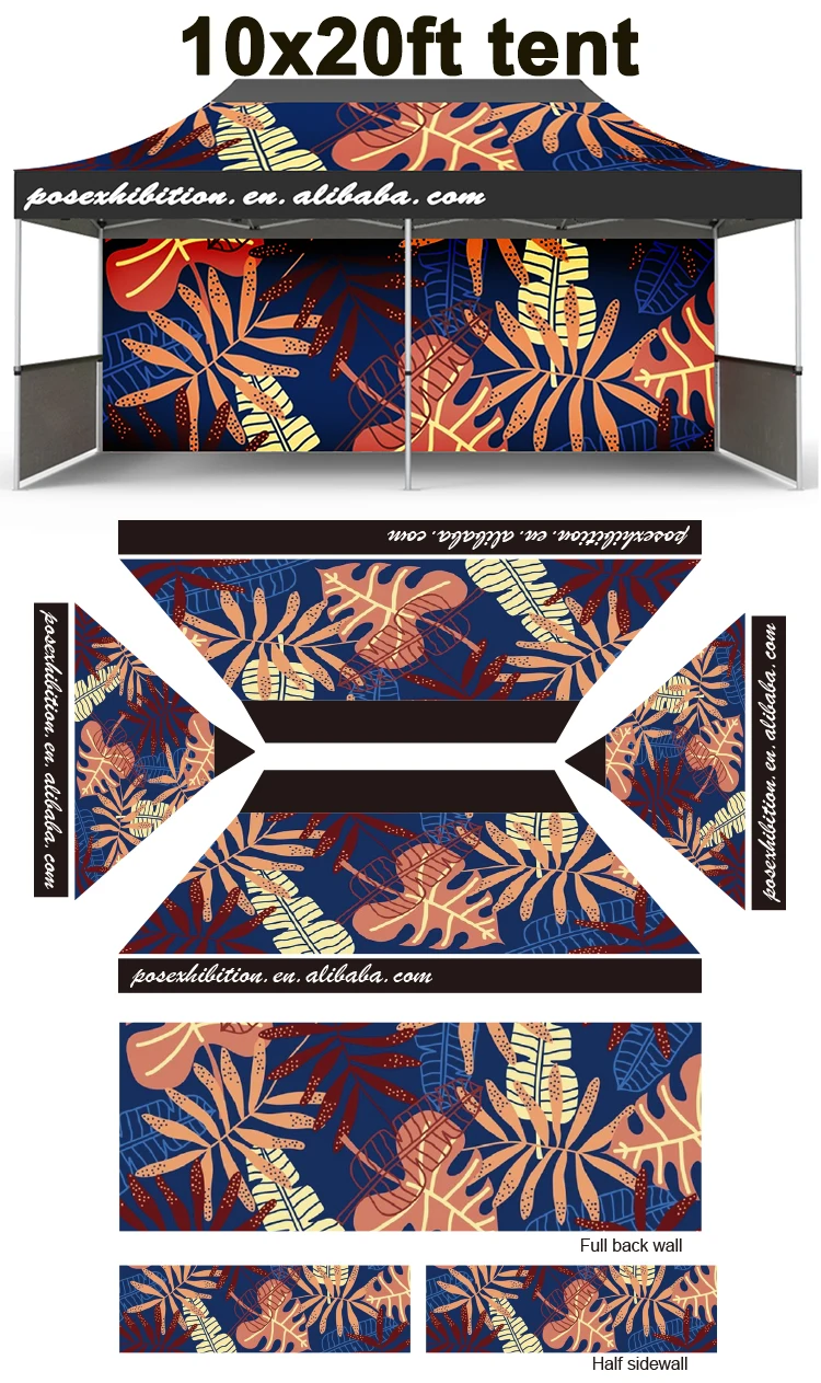 10x20фт выставочный навес для наружной рекламы складной роскошный индивидуальный