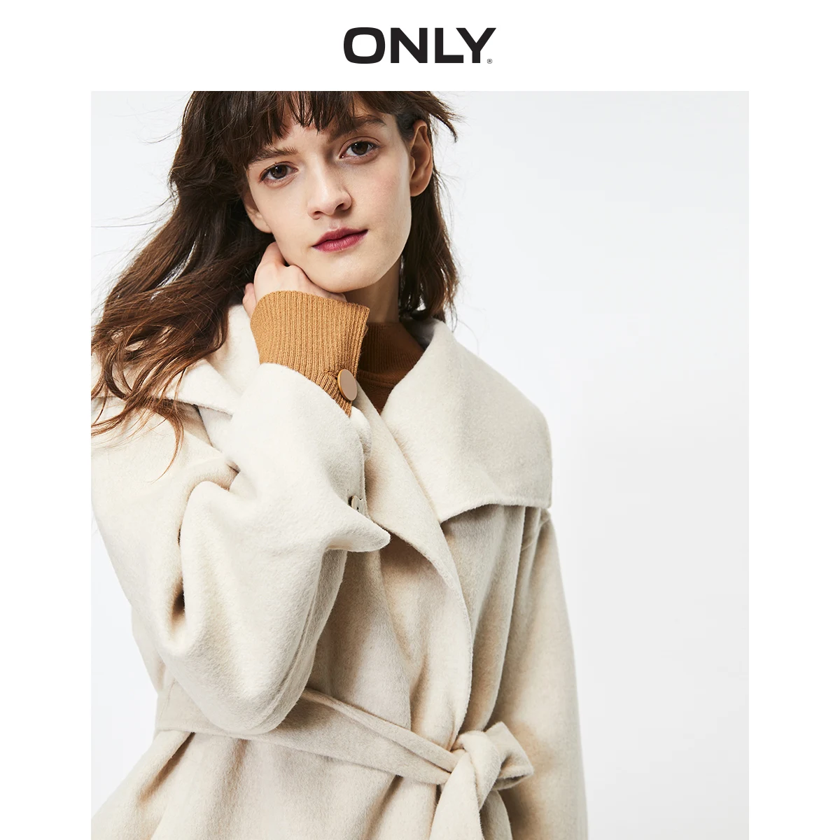 ONLY Autumn Winter Double-faced Woolen Coat | 11936T511 Женская одежда