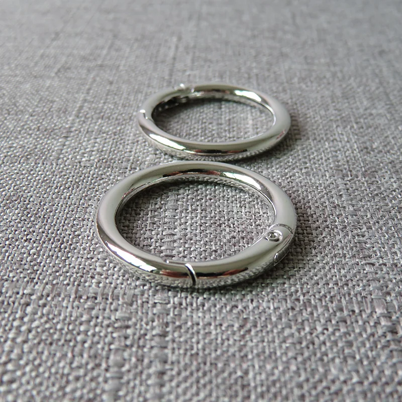 1 шт. 25 мм Металлические Пружинные уплотнительные кольца открываемые Брелоки