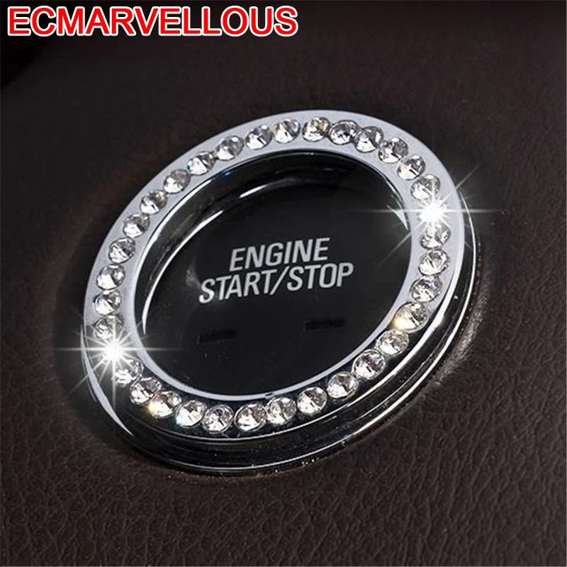 Автомобильный Выпускной кондиционер замок двери зажигания декоративный Хром