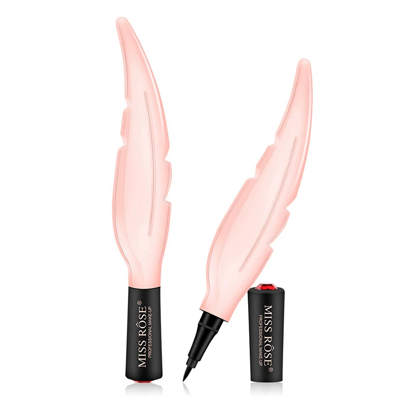 Жидкая Водонепроницаемая подводка для глаз долговечная тонкая Черная Подводка