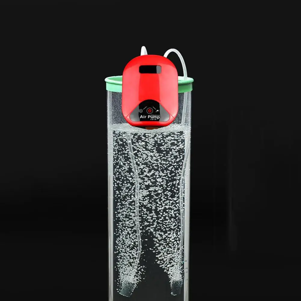 MeterMall водяной насос аквариумный кислородный AC/DC двухмоторный бесшумный