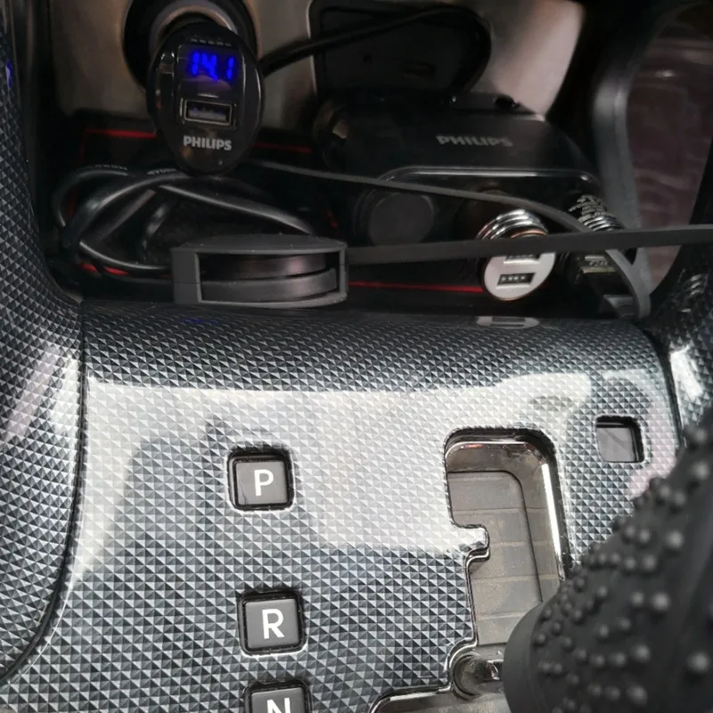 Наклейка на панель управления переменного тока из углеродного волокна для