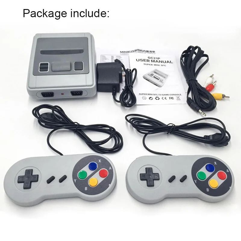 

Retro TV Game Console with 620 Classic Games 8bit AV Output Video Mini Handheld Video Console Dual Gamepad Family Gaming Player