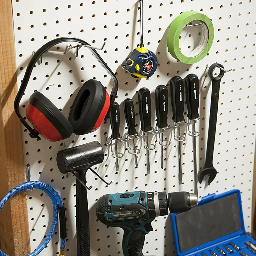 80 шт Pegboard Крючки ассортимент домашнего хранения крючки колышек доска инструмент