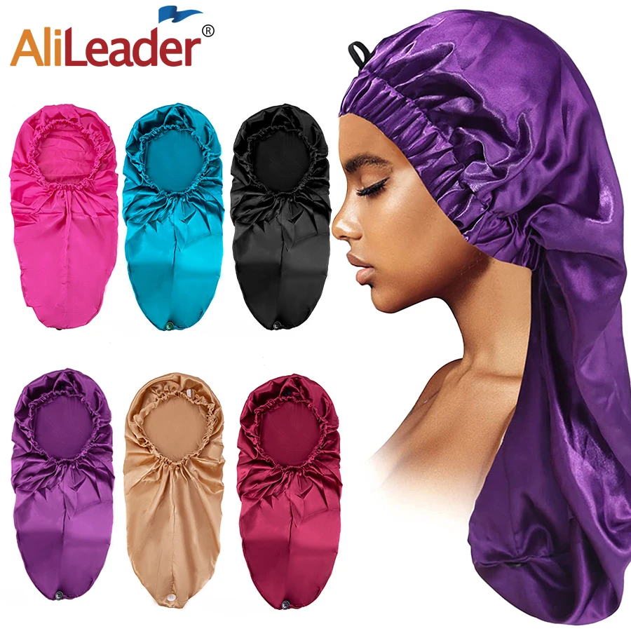 Satin Bonnet Large Sleep Cap With Button Long Hair For Braids Satin Cap For Women Silk Night Cap Elastic Band For Sleeping
Satin Bonnet Large Sleep Cap With Button Long Hair For Braids Satin Cap For Women Silk Night Cap Elastic Band For Sleeping