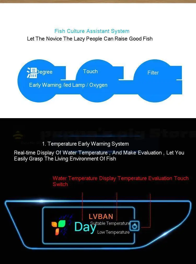 Water-free Ecological Fish Tank Small Aquarium Self-circulating Living Room Goldfish Tank Smart Desktop Lazy Home Creative