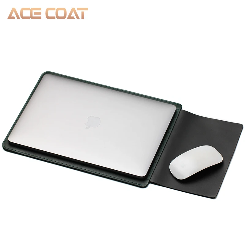 Защитная сумка ACECOAT из спилка для Apple Macbook Air Pro Retina13 12 15 16 чехол для ноутбука macbook pro 13 Чехол