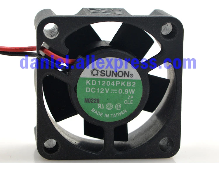 Оригинальный охлаждающий бесшумный вентилятор Sunon kd1204pkb2 4020 12V 0,9 W 4 см