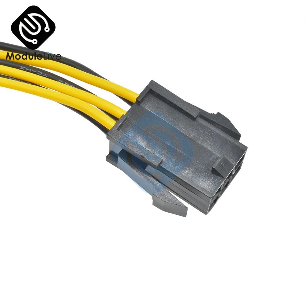 6 контактный Mini PCI E Male к Express Female удлинитель питания адаптер шнур