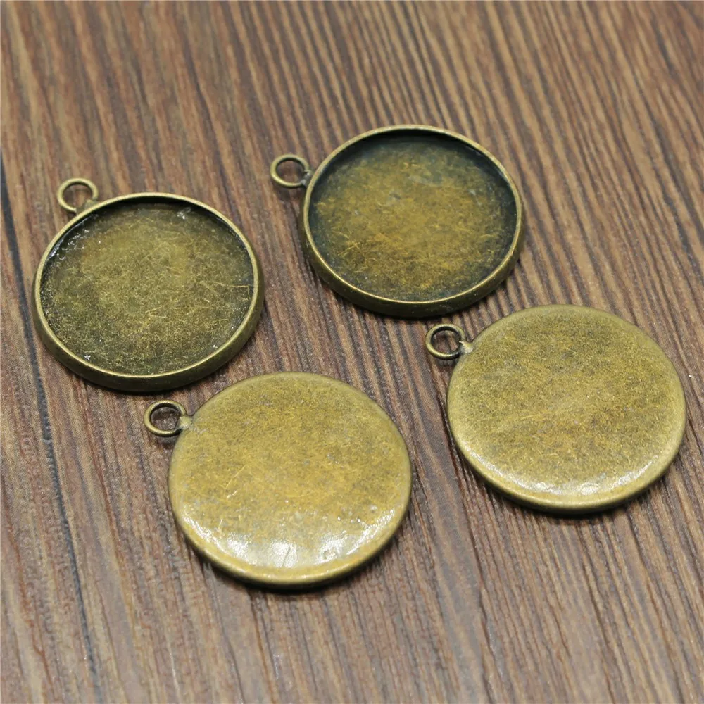 

Pendants for jewelry wholesale 10mm Round pendant base 10pcs