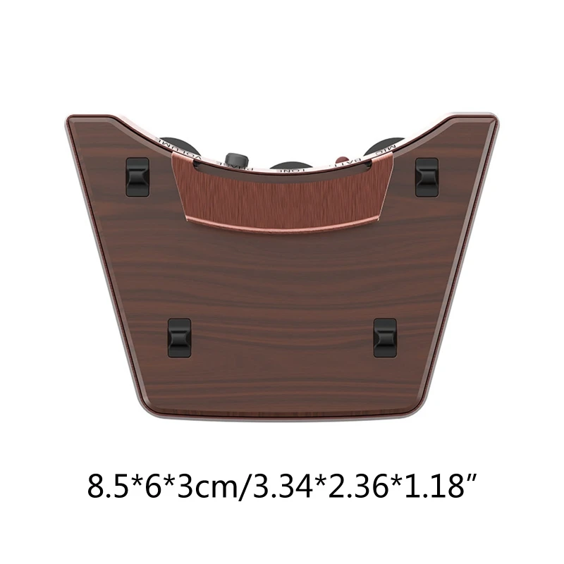 

Acoustic Guitar Pickups, Soundhole Pickup, for Classic Folk Guitars, Walnut Wood Pickup Set, Double Mic & Easy Installation